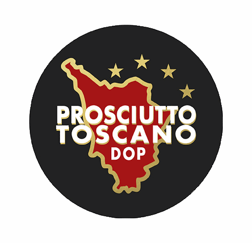 Logo Consorzio Prosciutto Toscano DOP — Ghelli S.p.A. è socio fondatore dal 1990
